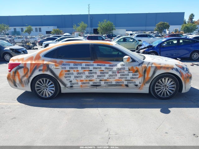 2015 Hyundai Equus Signature მანქანა იყიდება აუქციონზე, vin: KMHGH4JH0FU098561, აუქციონის ნომერი: 46296975