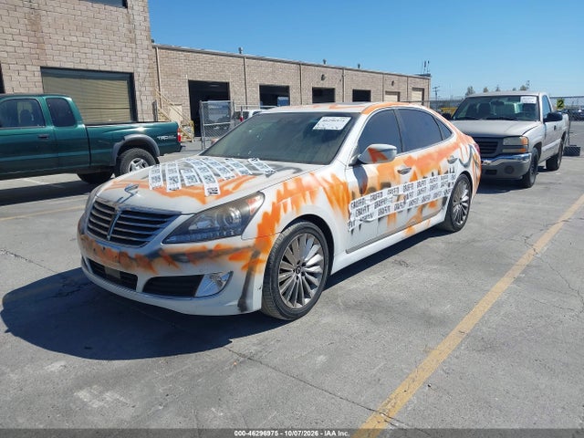 2015 Hyundai Equus Signature მანქანა იყიდება აუქციონზე, vin: KMHGH4JH0FU098561, აუქციონის ნომერი: 46296975