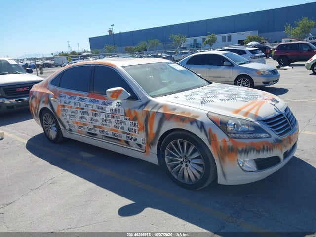 2015 Hyundai Equus Signature მანქანა იყიდება აუქციონზე, vin: KMHGH4JH0FU098561, აუქციონის ნომერი: 46296975