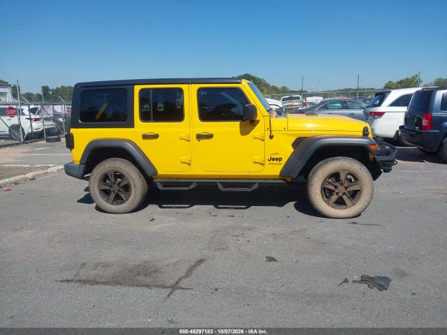 2021 Jeep Wrangler Unlimited Sport Altitude მანქანა იყიდება აუქციონზე, vin: 1C4HJXDG0MW505944, აუქციონის ნომერი: 46297182