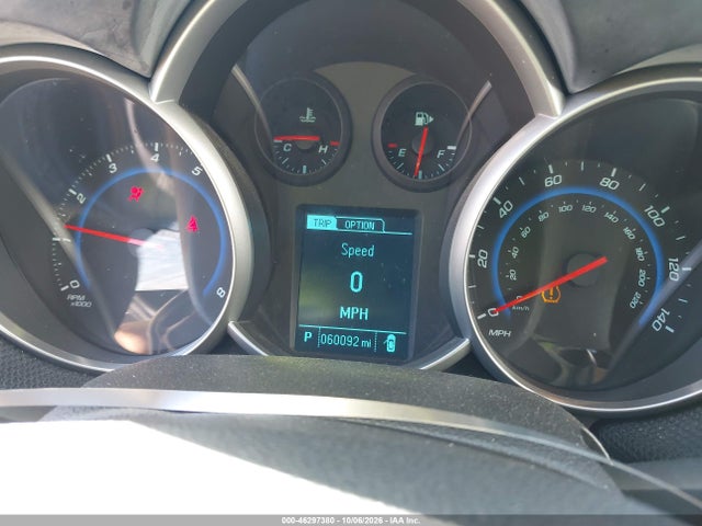 46297380 :رقم المزاد ، 1G1PF5SB1G7104158 vin ، 2016 Chevrolet Cruze Limited 2lt Auto مزاد بيع