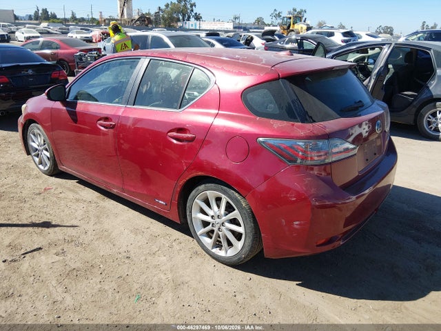 46297469 :رقم المزاد ، JTHKD5BH2B2011407 vin ، 2011 Lexus Ct 200h Premium مزاد بيع