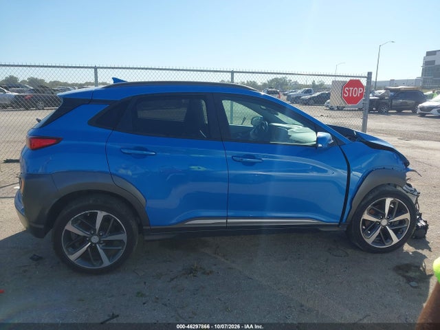 2019 Hyundai Kona Ultimate მანქანა იყიდება აუქციონზე, vin: KM8K5CA54KU272242, აუქციონის ნომერი: 46297866