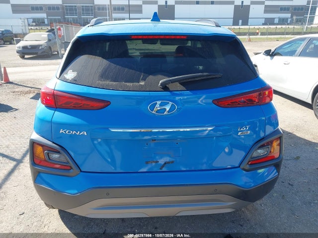2019 Hyundai Kona Ultimate მანქანა იყიდება აუქციონზე, vin: KM8K5CA54KU272242, აუქციონის ნომერი: 46297866