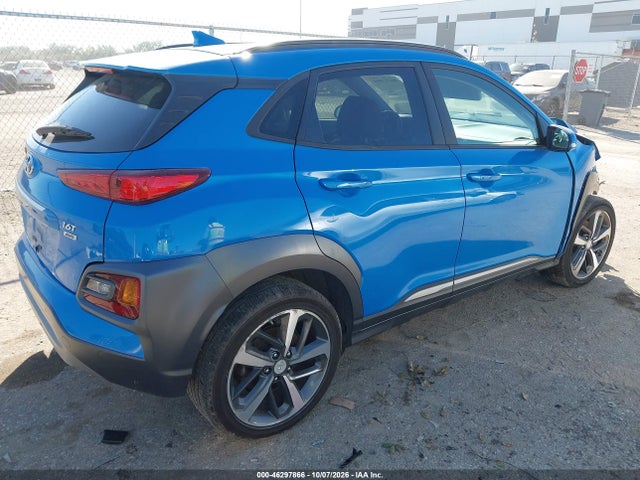 2019 Hyundai Kona Ultimate მანქანა იყიდება აუქციონზე, vin: KM8K5CA54KU272242, აუქციონის ნომერი: 46297866