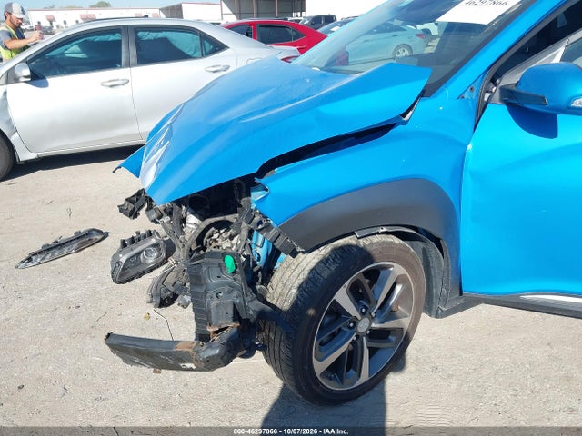 2019 Hyundai Kona Ultimate მანქანა იყიდება აუქციონზე, vin: KM8K5CA54KU272242, აუქციონის ნომერი: 46297866