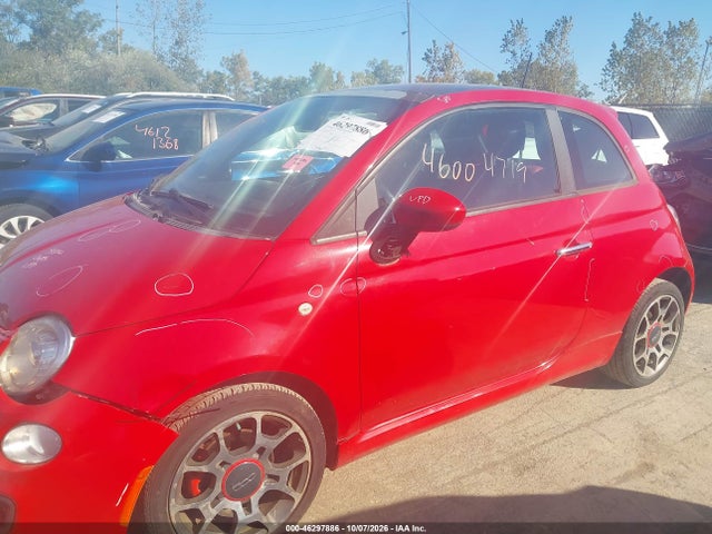 Aukcja sprzedaży 2012 Fiat 500 Sport, vin: 3C3CFFBR1CT371111, numer aukcji: 46297886