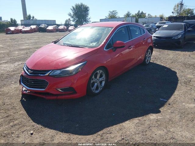 46298307 :رقم المزاد ، 3G1BF6SM8HS592481 vin ، 2017 Chevrolet Cruze Premier Auto مزاد بيع