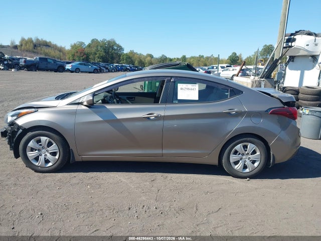 Aukcja sprzedaży 2016 Hyundai Elantra Se, vin: 5NPDH4AE2GH719484, numer aukcji: 46298443