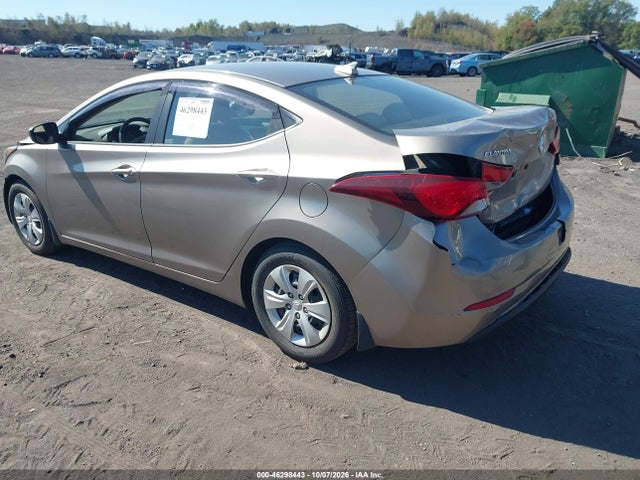 Aukcja sprzedaży 2016 Hyundai Elantra Se, vin: 5NPDH4AE2GH719484, numer aukcji: 46298443