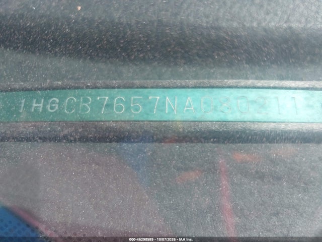 Продажа на аукционе авто 1992 Honda Accord Lx, vin: 1HGCB7657NA080211, номер лота: 46298589