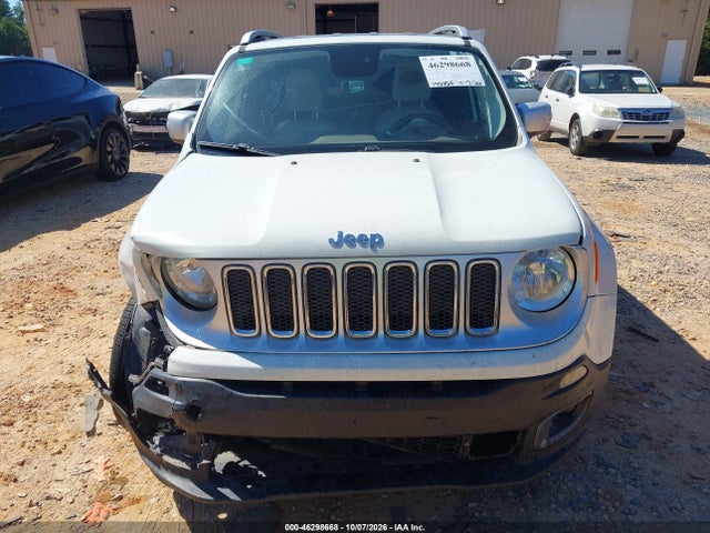 2016 Jeep Renegade Limited მანქანა იყიდება აუქციონზე, vin: ZACCJADT2GPD71993, აუქციონის ნომერი: 46298668