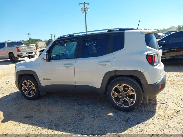 2016 Jeep Renegade Limited მანქანა იყიდება აუქციონზე, vin: ZACCJADT2GPD71993, აუქციონის ნომერი: 46298668