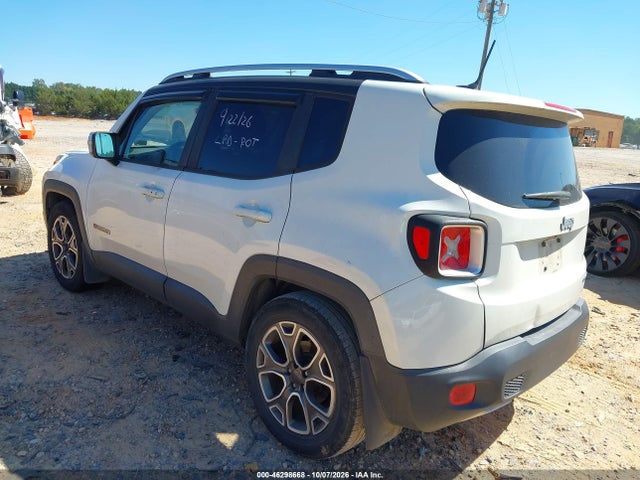 2016 Jeep Renegade Limited მანქანა იყიდება აუქციონზე, vin: ZACCJADT2GPD71993, აუქციონის ნომერი: 46298668
