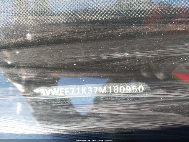 Продаж на аукціоні авто 2007 Volkswagen Jetta Wolfsburg Edition, vin: 3VWEF71K37M180950, номер лоту: 46298704