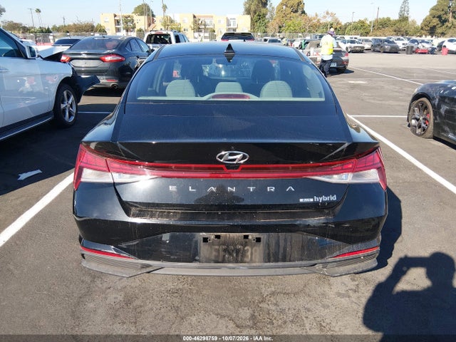 KMHLM4AJ5PU059253 Hyundai Elantra Hybrid Blue