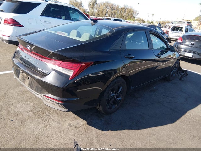 KMHLM4AJ5PU059253 Hyundai Elantra Hybrid Blue