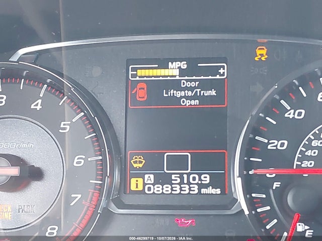 2018 Subaru Wrx მანქანა იყიდება აუქციონზე, vin: JF1VA1A62J9819719, აუქციონის ნომერი: 46299719