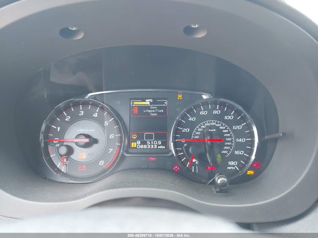 2018 Subaru Wrx მანქანა იყიდება აუქციონზე, vin: JF1VA1A62J9819719, აუქციონის ნომერი: 46299719