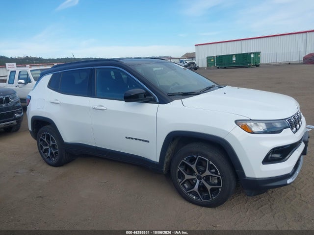 46299931 :رقم المزاد ، 3C4NJDCN4ST600706 vin ، 2025 Jeep Compass Limited 4x4 مزاد بيع