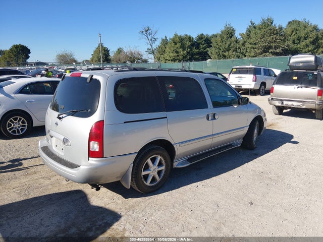 46299954 :رقم المزاد ، 4N2ZN17TX2D807567 vin ، 2002 Nissan Quest Gle مزاد بيع