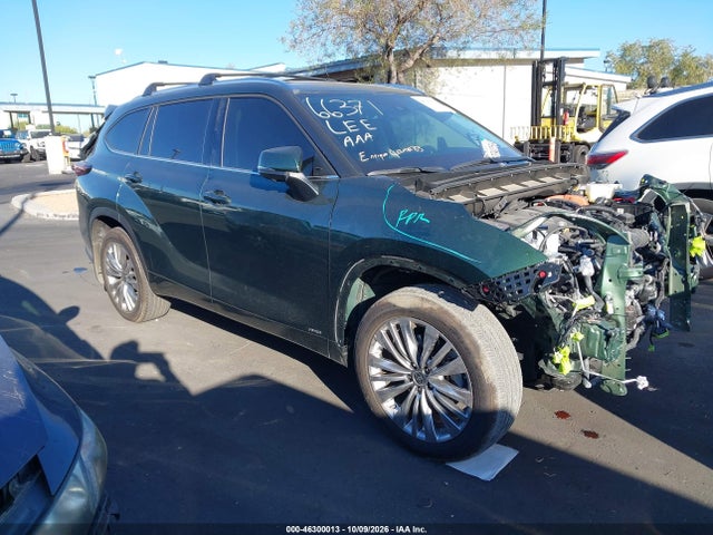 2025 Toyota Highlander Hybrid Platinum მანქანა იყიდება აუქციონზე, vin: 5TDEBRCH9SS669728, აუქციონის ნომერი: 46300013