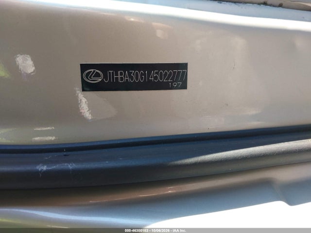 Auction sale of the 2004 Lexus Es 330, vin: JTHBA30G145022777, lot number: 46300183