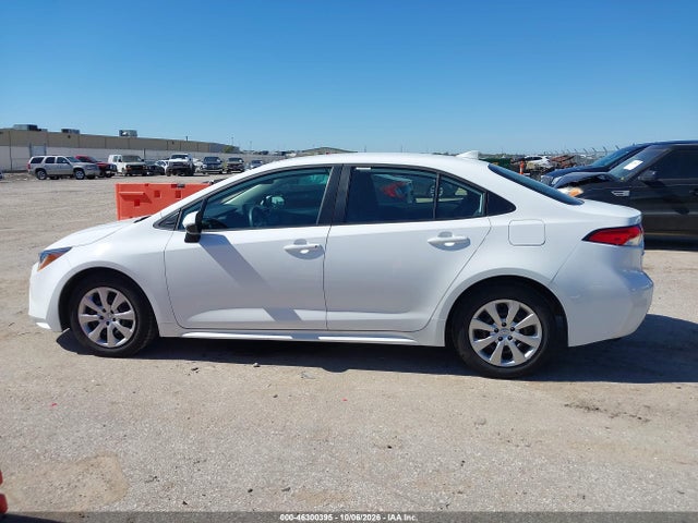 2025 Toyota Corolla Le მანქანა იყიდება აუქციონზე, vin: 5YFB4MDE4SP308257, აუქციონის ნომერი: 46300395