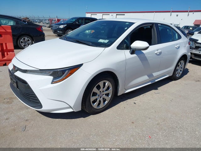 2025 Toyota Corolla Le მანქანა იყიდება აუქციონზე, vin: 5YFB4MDE4SP308257, აუქციონის ნომერი: 46300395