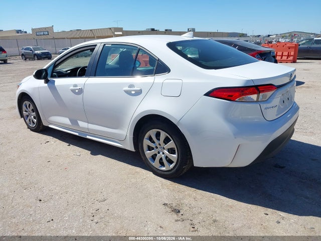 2025 Toyota Corolla Le მანქანა იყიდება აუქციონზე, vin: 5YFB4MDE4SP308257, აუქციონის ნომერი: 46300395