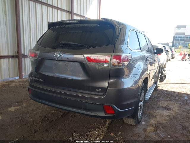 46300437 :رقم المزاد ، 5TDZKRFH6ES011592 vin ، 2014 Toyota Highlander Le Plus V6 مزاد بيع