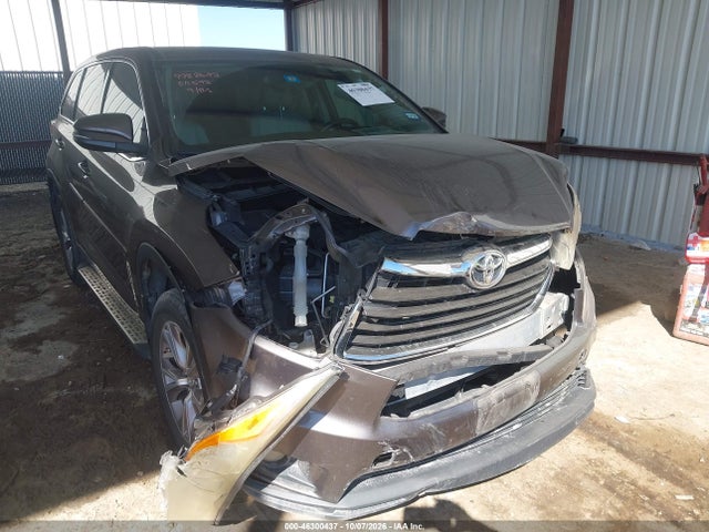 46300437 :رقم المزاد ، 5TDZKRFH6ES011592 vin ، 2014 Toyota Highlander Le Plus V6 مزاد بيع