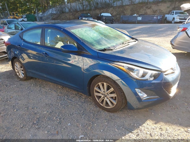 Продажа на аукционе авто 2016 Hyundai Elantra Se, vin: KMHDH4AE2GU502227, номер лота: 46300524