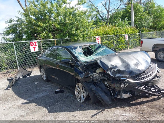 2015 Chrysler 200 Limited მანქანა იყიდება აუქციონზე, vin: 1C3CCCAB7FN608507, აუქციონის ნომერი: 46300640