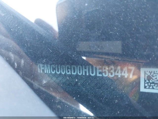 Продажа на аукционе авто 2017 Ford Escape Se, vin: 1FMCU0GD0HUE53447, номер лота: 46300872