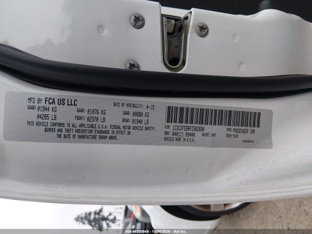 Dodge DART GT 2015 1C3CDFEB8FD362680 Image 9