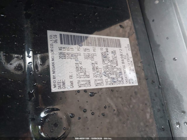 Продаж на аукціоні авто 2016 Nissan Rogue Sl, vin: 5N1AT2MT5GC869872, номер лоту: 46301100