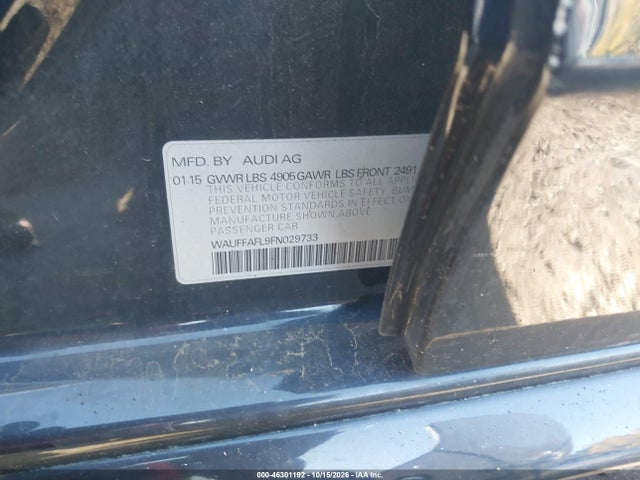 Продаж на аукціоні авто 2015 Audi A4 2.0t Premium, vin: WAUFFAFL9FN029733, номер лоту: 46301192