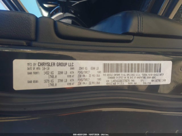 Продаж на аукціоні авто 2011 Jeep Grand Cherokee Laredo, vin: 1J4RS4GG8BC579679, номер лоту: 46301209