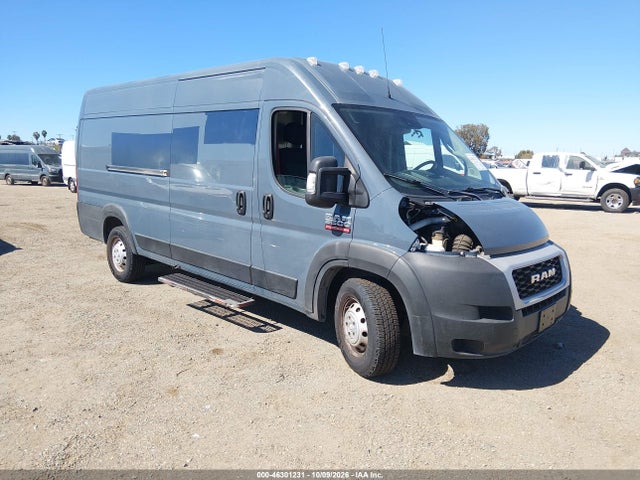 46301231 :رقم المزاد ، 3C6MRVJG4ME549771 vin ، 2021 Ram Promaster 3500 Cargo Van High Roof 159 Wb Ext مزاد بيع
