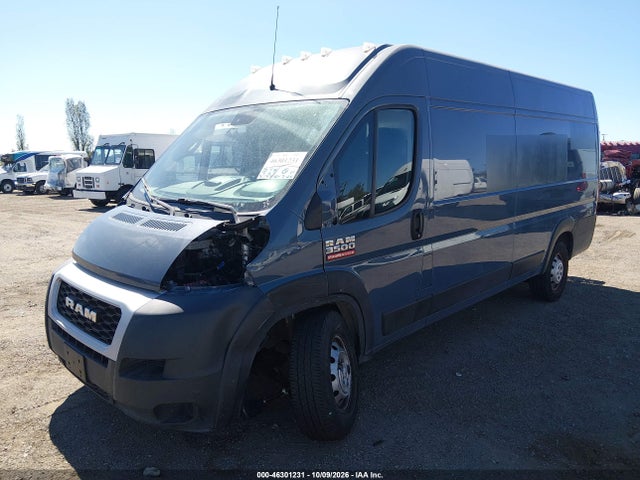 46301231 :رقم المزاد ، 3C6MRVJG4ME549771 vin ، 2021 Ram Promaster 3500 Cargo Van High Roof 159 Wb Ext مزاد بيع