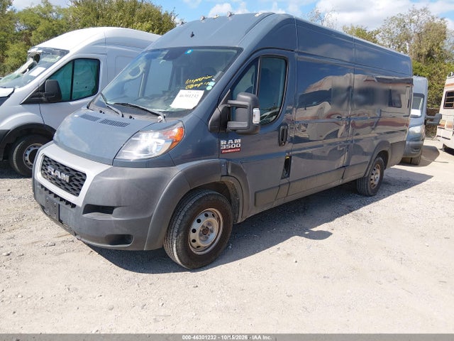 2021 Ram Promaster 3500 Cargo Van High Roof 159 Wb Ext მანქანა იყიდება აუქციონზე, vin: 3C6MRVJG9ME556201, აუქციონის ნომერი: 46301232