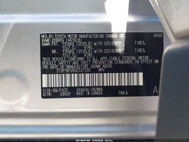 Toyota Rav4 Xle 2025 2T3P1RFV6SC527205 Image 17