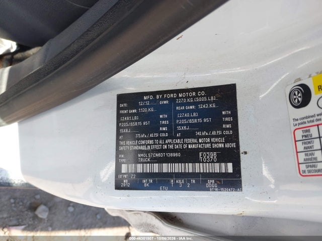 Продаж на аукціоні авто 2013 Ford Transit Connect Xl, vin: NM0LS7CN6DT138960, номер лоту: 46301507