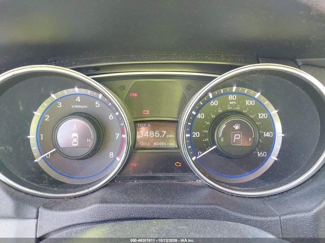 2013 Hyundai Sonata Gls მანქანა იყიდება აუქციონზე, vin: 5NPEB4AC6DH778408, აუქციონის ნომერი: 46301511