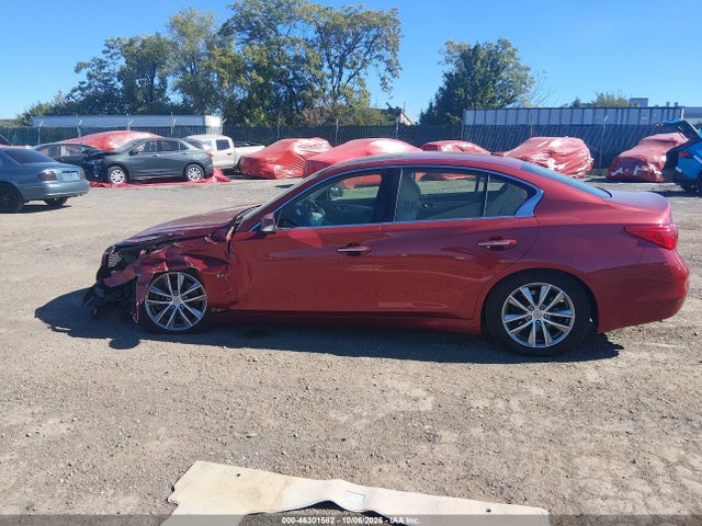 Продаж на аукціоні авто 2014 Infiniti Q50 Premium, vin: JN1BV7ARXEM690441, номер лоту: 46301582