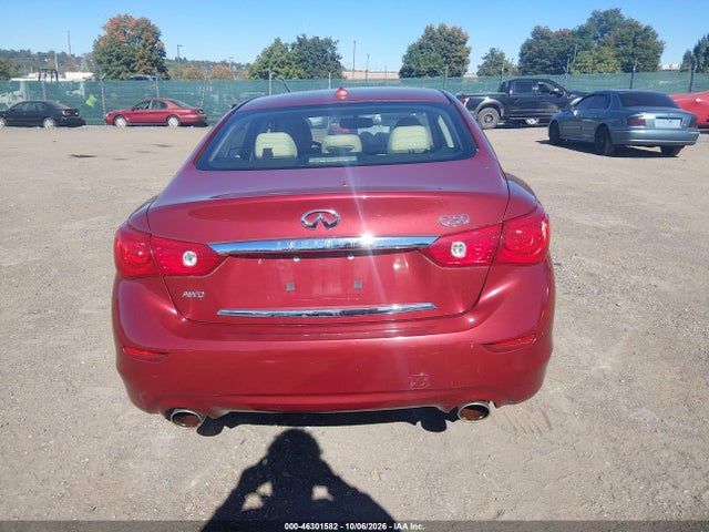 Продаж на аукціоні авто 2014 Infiniti Q50 Premium, vin: JN1BV7ARXEM690441, номер лоту: 46301582