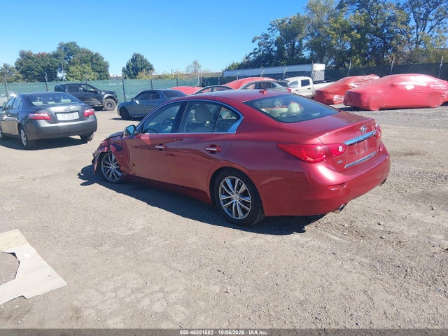 Продаж на аукціоні авто 2014 Infiniti Q50 Premium, vin: JN1BV7ARXEM690441, номер лоту: 46301582