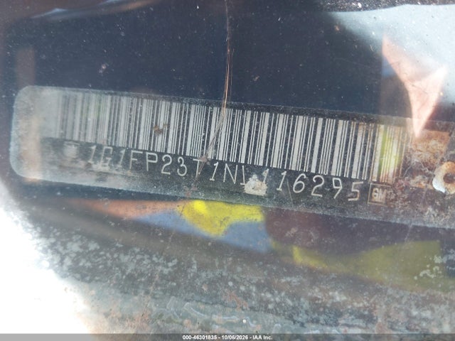 46301835 :رقم المزاد ، 1G1FP23T1NL116295 vin ، 1992 Chevrolet Camaro Rs مزاد بيع