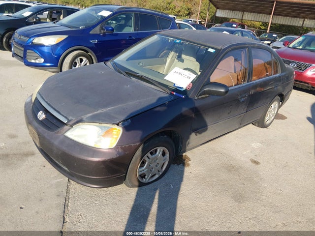 Aukcja sprzedaży 2001 Honda Civic Lx, vin: 2HGES16531H590749, numer aukcji: 46302238